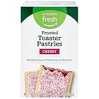 Amazon Fresh, Frosted Cherry Toaster Pastries, 8 Count