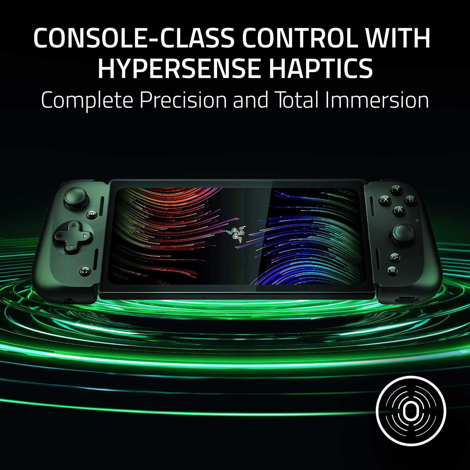 Razer Edge WiFi Gaming Tablet: Snapdragon G3X Gen 1 - Console-Class Control with HyperSense Haptics - 6.8” 144Hz AMOLED FHD+ Touchscreen - Android, PC, Xbox, Cloud Gaming - Powered Nexus App