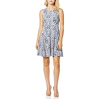Tommy Hilfiger Women's Sleeveless Dress - Fit and Flare to Wear as a Party Dress