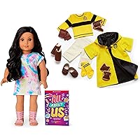 American Girl Harry Potter 18-inch Doll 108 & Hufflepuff Quidditch Uniform Outfit with Robe & House Crest, for Ages 6+