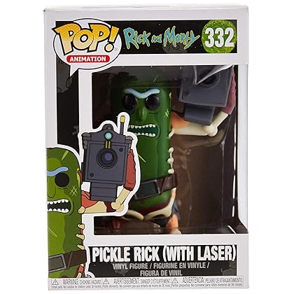 Funko Pop! Animation: Rick & Morty - Pickle Rick with Laser Collectible Figure