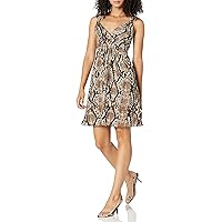 Star Vixen Women's Sleeveless Knot-Front Surplice Dress