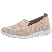 Cole Haan Women's Zerogrand Stitchlite Slip ON Loafer Moccasin, RYE Knit/Leather, 9