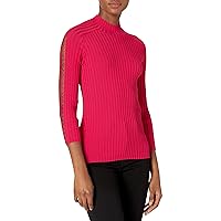 A｜X ARMANI EXCHANGE Women's Long Sleeve Ribbed Sweater