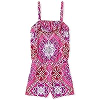 The Children's Place girls Girls Sleeveless Fashion RomperRompers