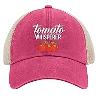 Tomato Whisperer Hats for Men Dad Vintage Trucker Women Black Anime Hats Gift Hat Slogan Hat Party Hat Cap