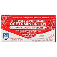 Acetaminophen 8 Hour Caplets, 50 Count, Pain Reliever, Joint Pain Relief, Muscle Pain Relief, Arthritis Pain Relief, Back Pain Relief Products