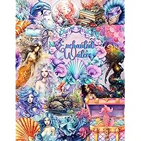 Enchanted Waters Cut and Collage Book: Dive into a World of Mermaids and Friends for Creative Bliss junk journaling scrapbooking