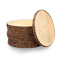 Set of (10) 10-11 inch Wood Slices for centerpieces! Wood Slice centerpieces, Wood Rounds, Tree Slices (10 inch)