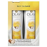 Body Wash for Women by Olay, Body Wash with Shea Butter - 16 Fl Oz- (Pack of 2)