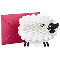 Hallmark Pop Up Birthday Card (3D Honeycomb Sheep), 599RZQ1001