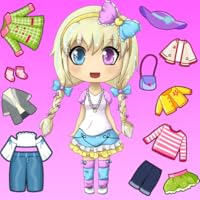 Fashion Girl Doll Dress Up Games - Sweet Baby Girl Coloring & Washing Dirty Dish Cool Fun Games For Kids