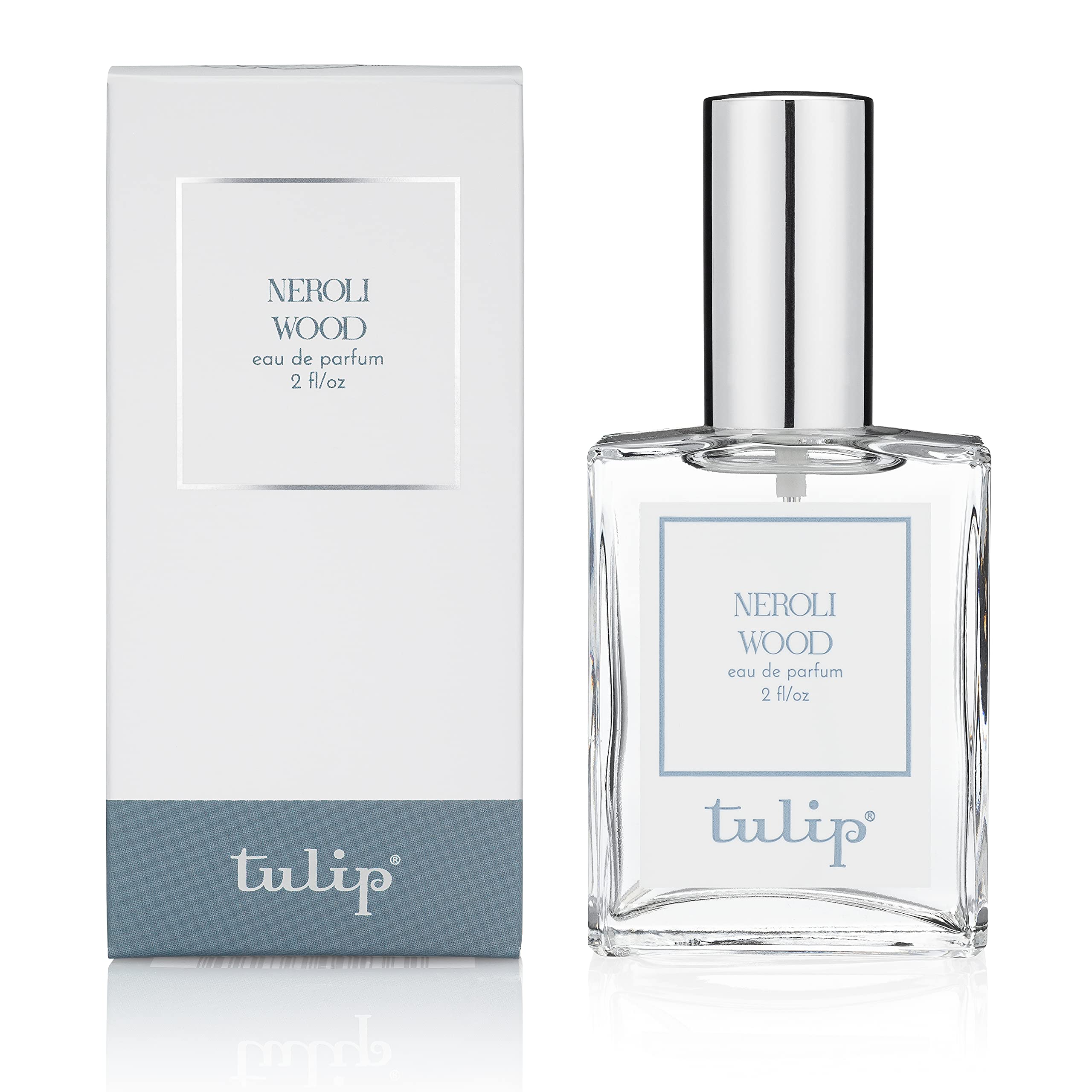 Tulip Perfume Classic Eau De Parfum, Blue Neroli Wood 2 Ounce