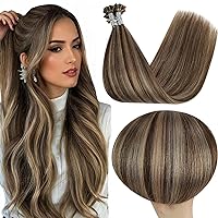 Full Shine 18 Inch U Tip Remy Hair Extensions Highlight Color 3 Mixed 27 Honey Blonde Fusion Human Hair Extensions 50 Gram U Tip Keratin Hair Extensions 1g Per Strand 50g