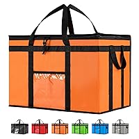 NZ home Insulated Cooler Bag and Food Warmer for Food Delivery & Grocery Shopping with Zippered Top
