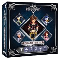 USAOPOLY Kingdom Hearts Perilous Pursuit Board Game | Play As Sora, Donald, Goofy, Kairi, and Riku | Dice Game Based on Kingdom Hearts Video Game Series | Officially Licensed Disney Game