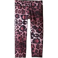 Girl's Capri Pants (Little Kids/Big Kids) Purple Cheetah Pants