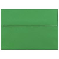 Holiday Green 100 Boxed A1 Envelopes (3-5/8 X 5-1/8) for 3-3/8 X 4-7/8 Response Enclosure Invitation Announcement Wedding Shower Communion Christening Cards The Envelope Gallery