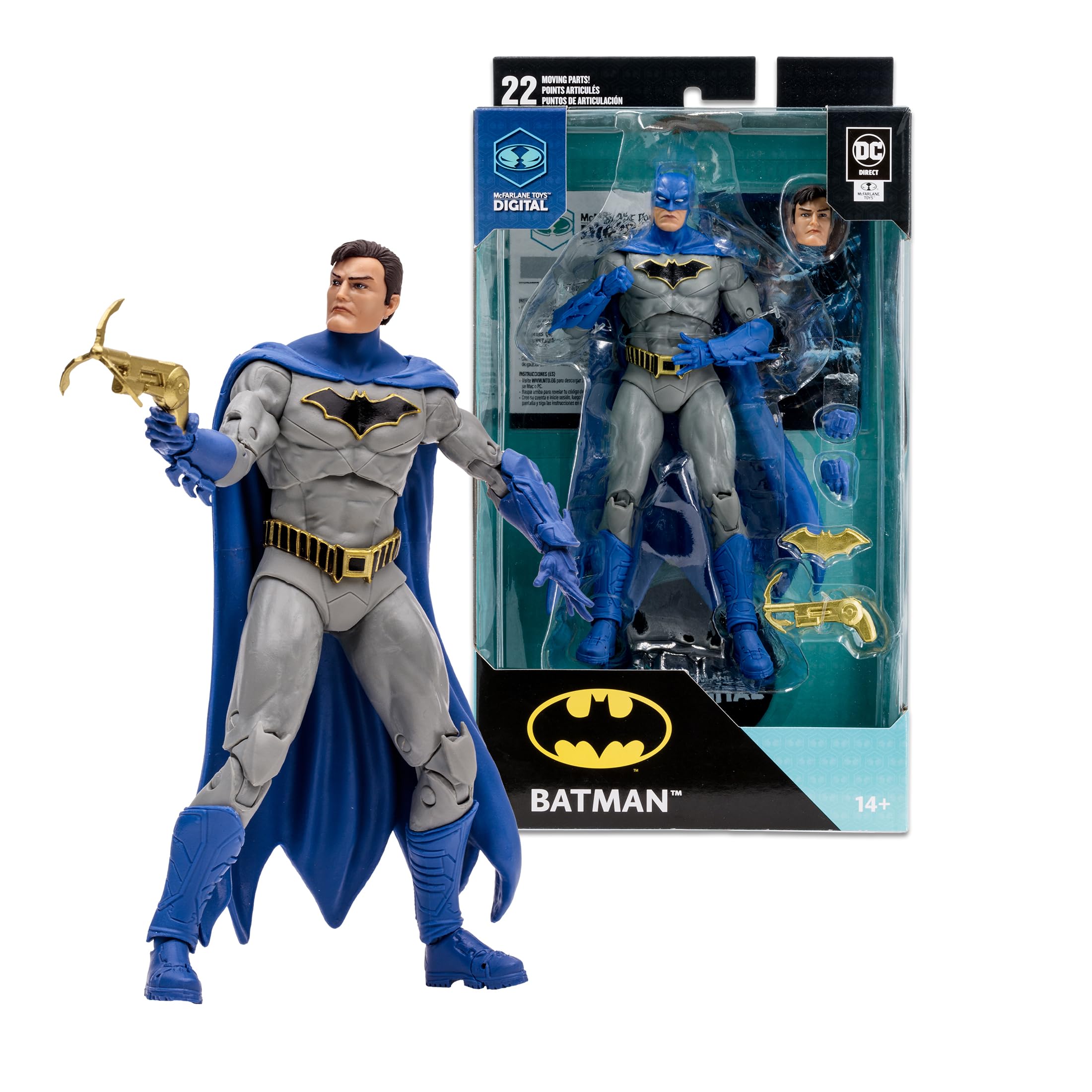McFarlane Toys - DC Direct Batman (DC Rebirth) 7in Action Figure with Digital Collectible