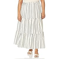 City Chic Women's Apparel Women's City Chic Plus Size Skirt in Stripe