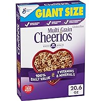 Big G Cereal Multi Grain Cheerios Gluten Free Cereal, 20.6 OZ Giant Size Cereal Box