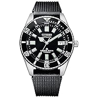 Citizen Promaster Dive Automatic Black Polyurethane Strap Watch | 41mm | NB6021-17E