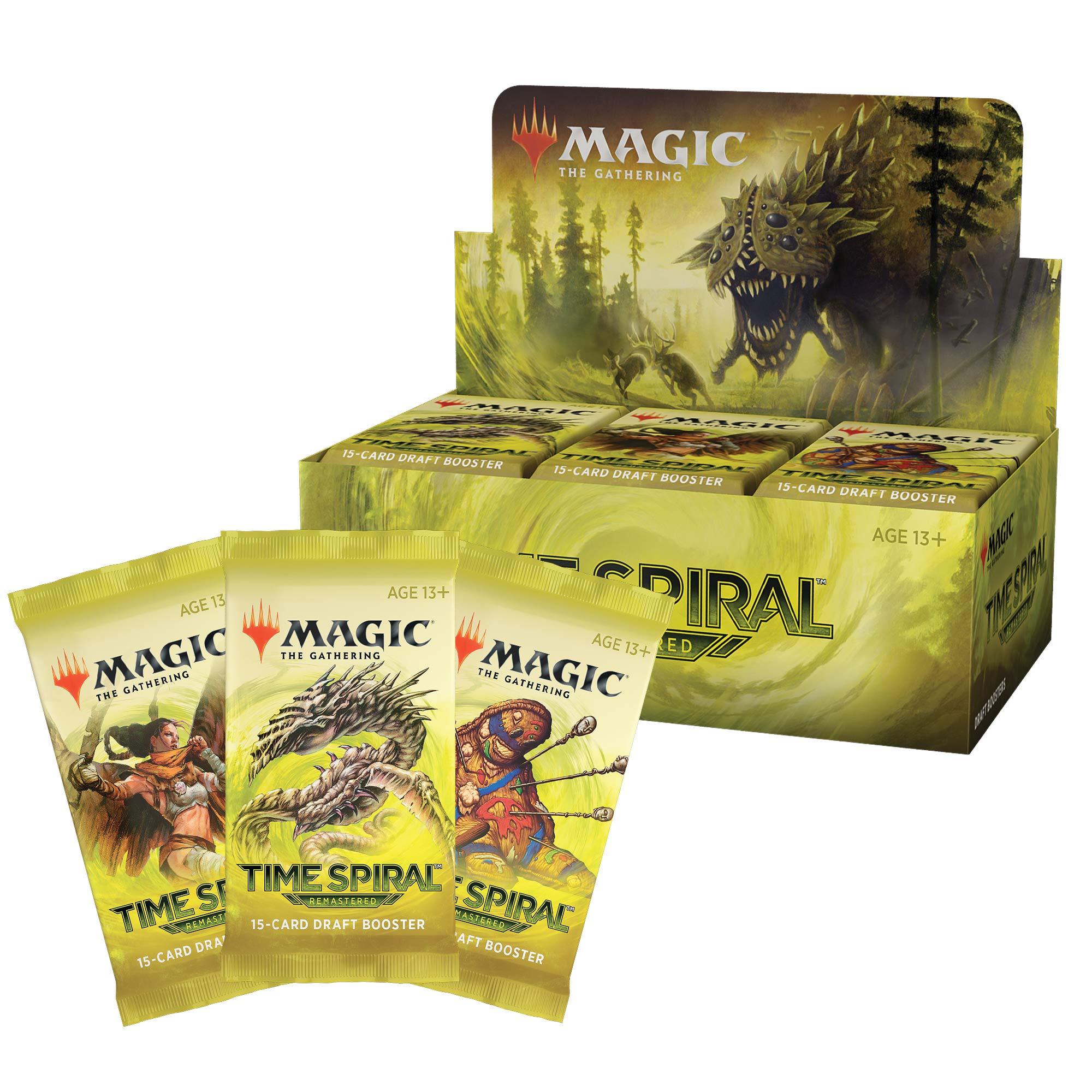 Magic: The Gathering Time Spiral Remastered Draft Booster Box | 36 Packs (540 Magic Cards)