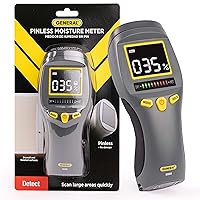 General Tools LCD Moisture Meter #MM8 - Leak and Humidity Detector - Pinless and Non-Invasive