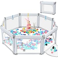 Dripex Foldable Baby Playpen, 71