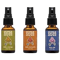 Daily Spray | Mushroom Spray Supplement | Pure Liquid Spray to Relax & Calm | 30ml Organic Mushroom Spray