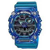 G-Shock GA900SKL-2A Sound Waves Skeleton Series Watch, Teal