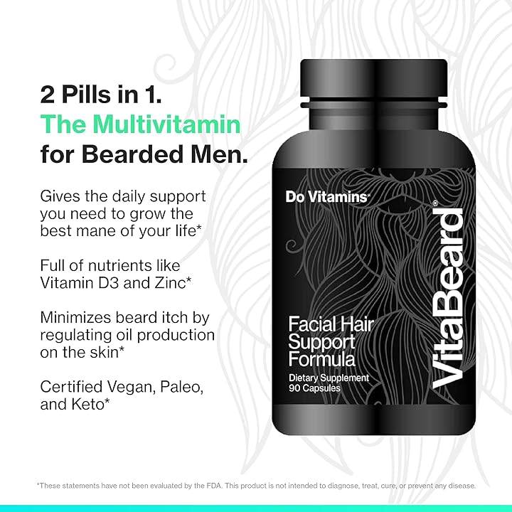 Mua Do Vitamins VitaBeard - Beard Growth Supplement for Men, Daily Multivitamin  Facial Hair Growth for Men, Sheen & Shine, Improve Beard Itch, Thicker and  Fuller Beard. Vegan, Non-GMO, Paleo, Keto, Third-Party