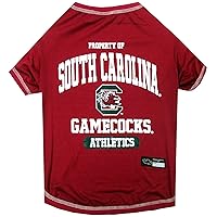 Pets First NCAA South Carolina Gamecocks Dog T-Shirt, Large