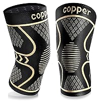 Knee Sleeves & Compression Brace (1 Pair) With Gym Bag - IPF Approved - for  Squats, Fitness, Weightlifting, and Powerlifting - Gymreapers 7MM Sleeve