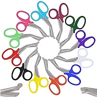 12-Pack Trauma Shears - Stainless Steel Bandage Scissors for Surgical, EMT, EMS, Medical, Nursing, and Veterinary Use, First Aid Supplies and Accessories, 5.5-inch, Mix Colors