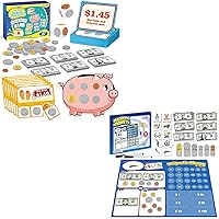 Magnetic Money & Money Activity Set for Kids for Learning,Pretend Play,Math Manipulatives,Teaching,Counting,Learning & Education Toys for Classroom&Homeschool,Math Games for Toddler,Teacher