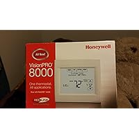 TH8110R1008 Vision Pro 8000 Touch Screen Single Stage Thermostat with Red Link Technology
