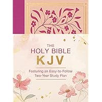The Holy Bible Kjv: Featuring an Easy-To-Follow Two-Year Study Plan [Magenta Florals]