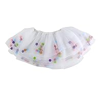 Stephan Baby Baby Girls' Tutu, Floating Pom-Poms, 1 Count (Pack of 1)