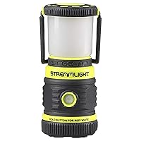 Streamlight 44943 Siege 200-Lumen Ultra-Compact AA Alkaline Outdoor Hand Lantern/Flashlight with Magnetic Base, Yellow