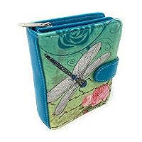 Shag Wear Vintage Dragonfly Small Wallet for Women 4.5