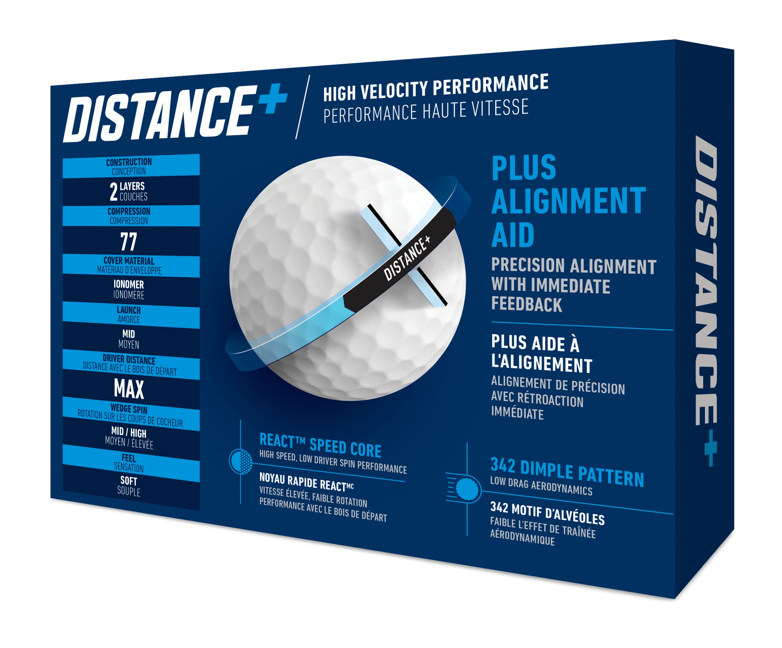 2021 TaylorMade Distance+ Golf Balls