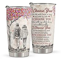 Macorner Valentines Day Gifts for Him Her - Stainless Steel Tumbler 20oz Gifts for Wife - Birthday Gift for Husband & Anniversary for Him - Wife Birthday Gift Ideas - Gift for Girlfriend Boyfriend