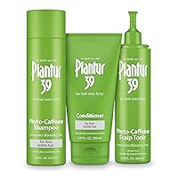 Plantur 39 Phyto Caffeine Women's Made For You 3 Step System Shampoo (8.45 Fl Oz), Conditioner (5.07 Fl Oz), Tonic (6.76 Fl Oz) for Fine, Thinning Hair Growth
