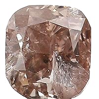 Natural Loose Diamond Cushion Brown Color I1 Clarity 2.70 MM 0.12 Ct KR815