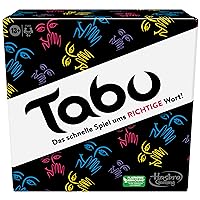 Hasbro Classic Taboo Game, Party Game, Word Game for Adults and Teenagers, Guessing Game for 4 and More Players, from 13 Years, German Version