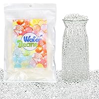 NIKOEO Clear Water Beads, 10000 Pcs Clear Water Gel Jelly Beads