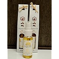 100% Pure Moroccan Argan Oil - Morocco's Liquid Gold for Radiant Beauty and Hair Transformation - 30mL spray bottle