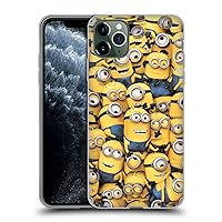 Head Case Designs Officially Licensed Despicable Me Pattern Funny Minions Soft Gel Case Compatible with Apple iPhone 11 Pro Max