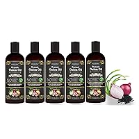 Organic Onion Oil To Promote Hair Growth And Repair Damage - 100 ML (Pack Of 5)